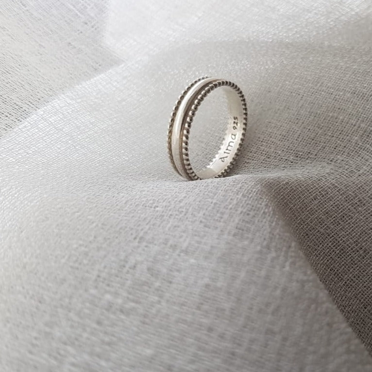 Copy of Bespoke gold ring, 585K gold Ring, Personalized Ring, 14k gold ring - AlmaJewelryShop Online boutique for gold and silver jewelry