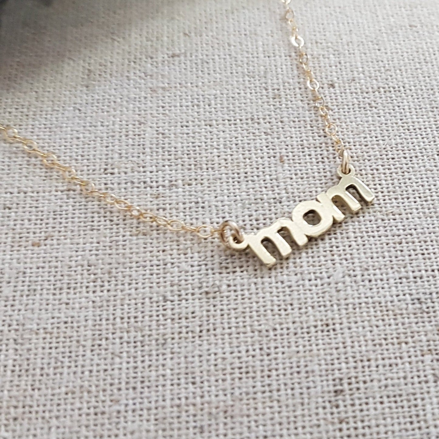 שרשרת MOM - זהב 14 קראט/כסף 925