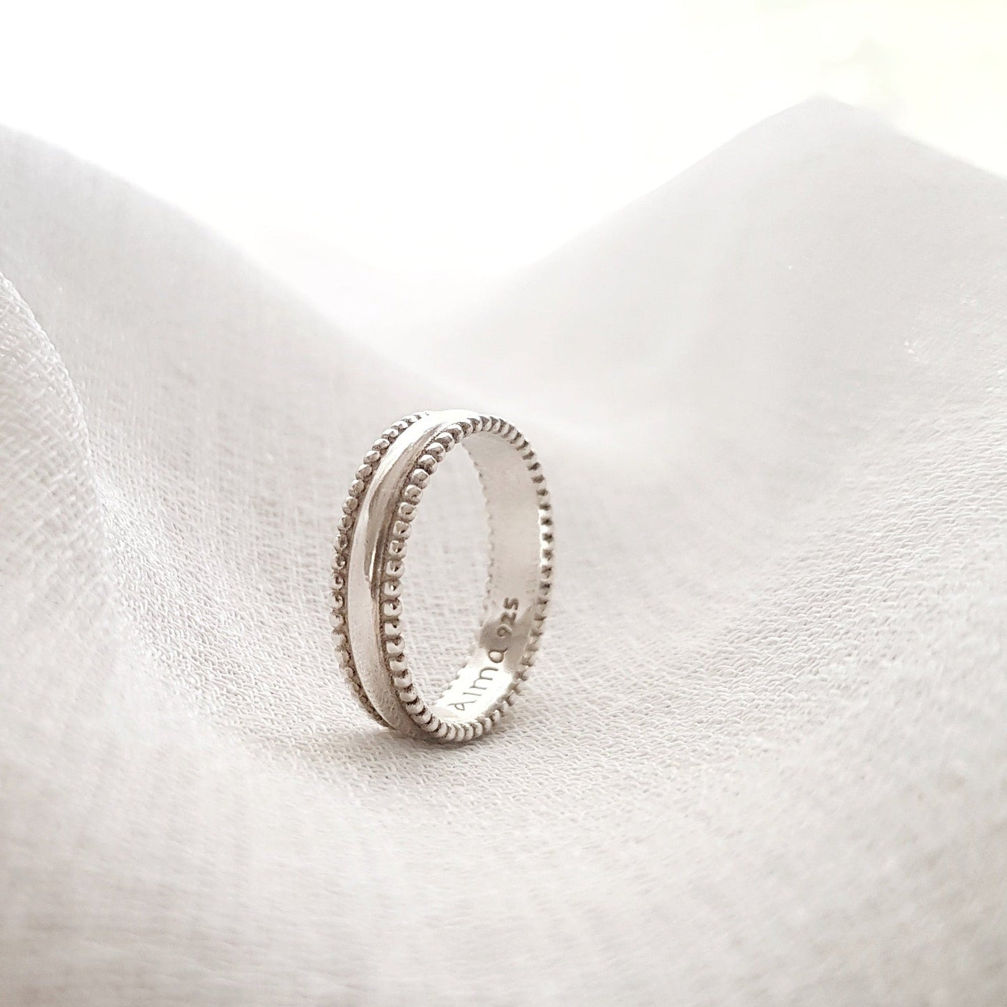 Copy of Bespoke gold ring, 585K gold Ring, Personalized Ring, 14k gold ring - AlmaJewelryShop Online boutique for gold and silver jewelry