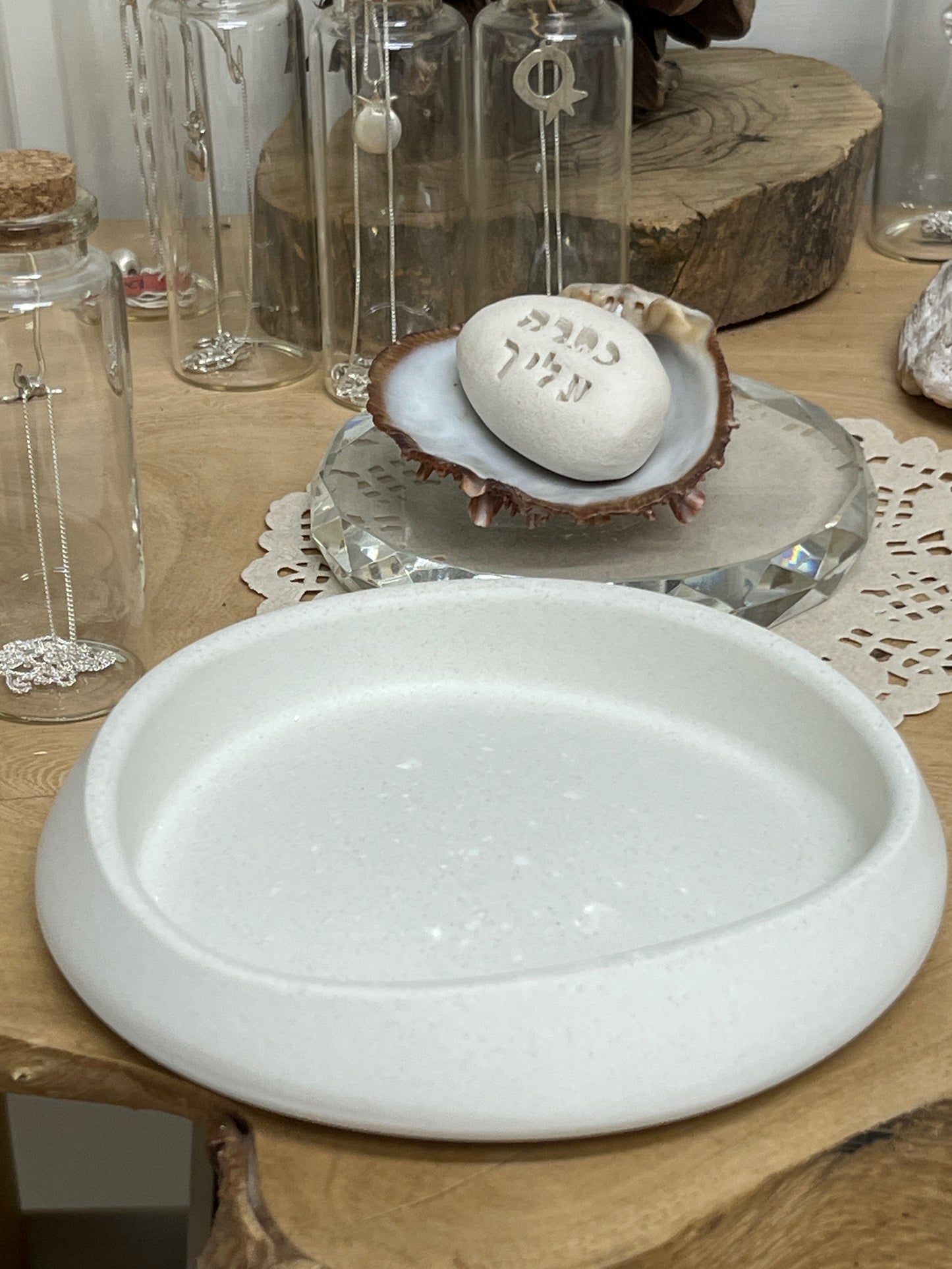 ערכה פרימיום זוגית לסדנת כלי נוי - גבס פולימרי