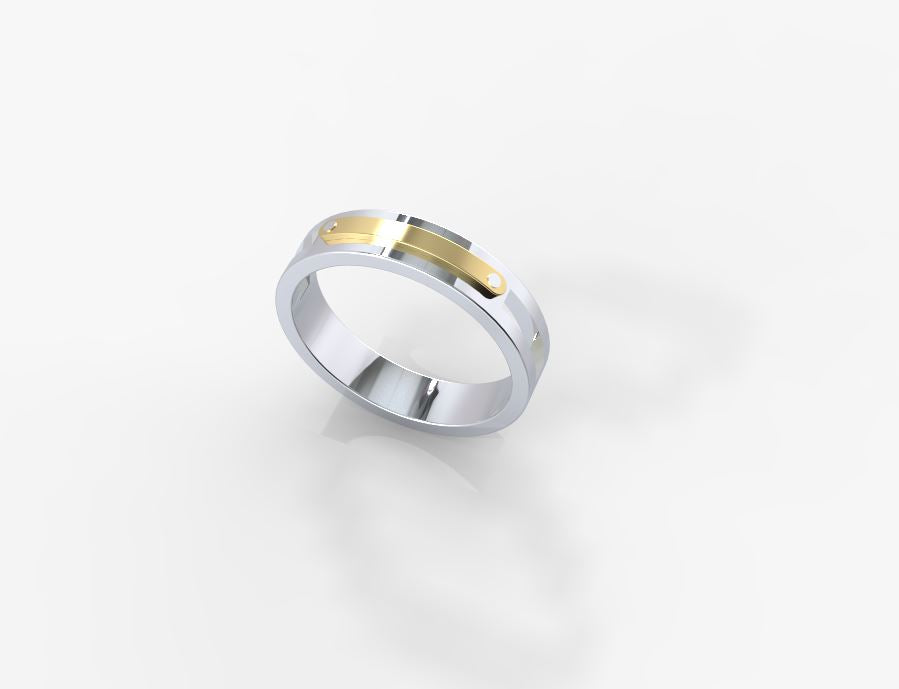 Men ring, Masculine ring, Sailor ring, Skipper ring - AlmaJewelryShop Online boutique for gold and silver jewelry