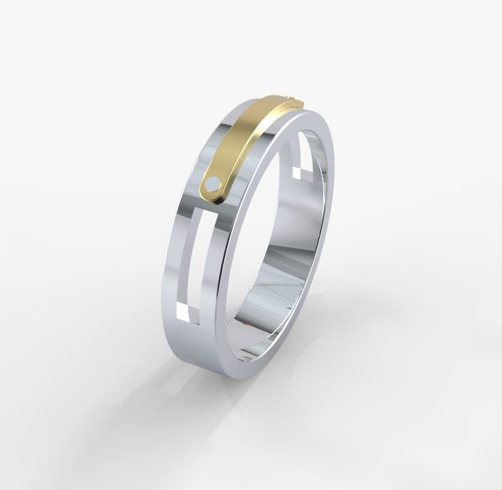 Men ring, Masculine ring, Sailor ring, Skipper ring - AlmaJewelryShop Online boutique for gold and silver jewelry