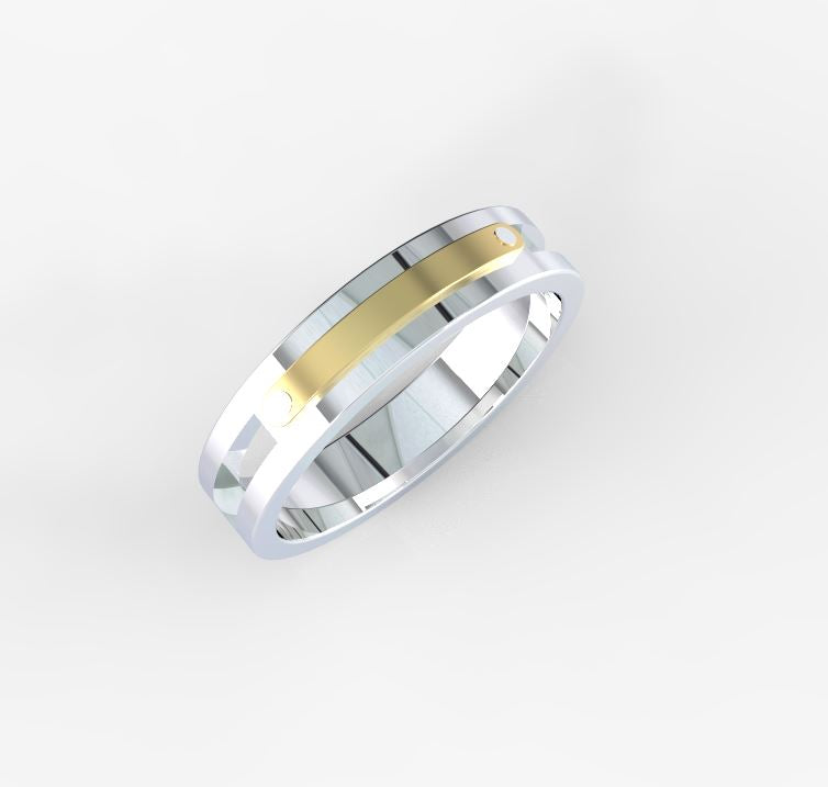 Men ring, Masculine ring, Sailor ring, Skipper ring - AlmaJewelryShop Online boutique for gold and silver jewelry