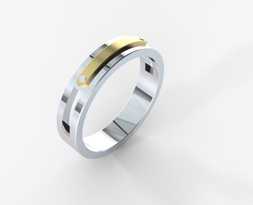 Men ring, Masculine ring, Sailor ring, Skipper ring - AlmaJewelryShop Online boutique for gold and silver jewelry