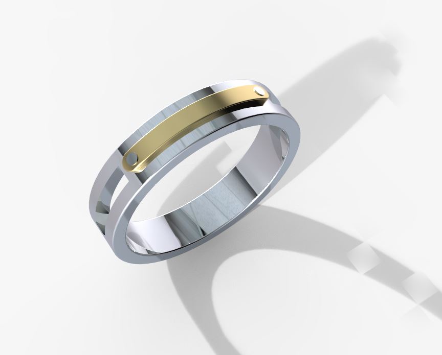 Men ring, Masculine ring, Sailor ring, Skipper ring - AlmaJewelryShop Online boutique for gold and silver jewelry