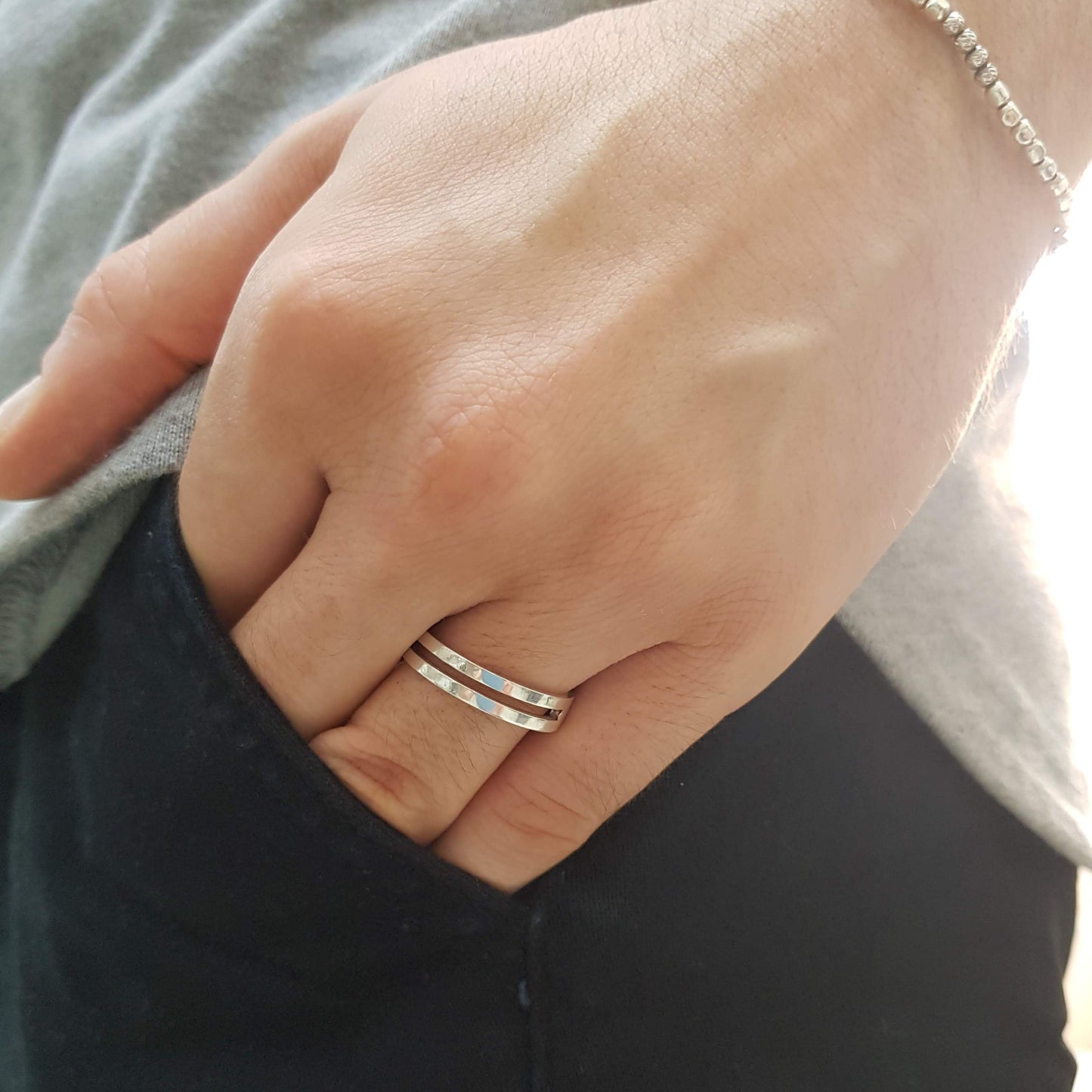 Simple Ring, Personalized Ring, Designer Ring - AlmaJewelryShop Online boutique for gold and silver jewelry