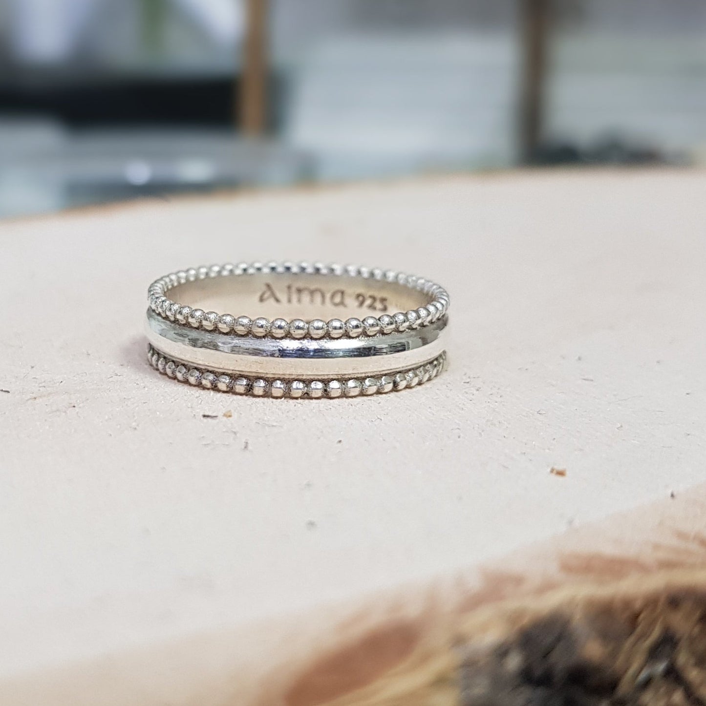 Copy of Bespoke gold ring, 585K gold Ring, Personalized Ring, 14k gold ring - AlmaJewelryShop Online boutique for gold and silver jewelry