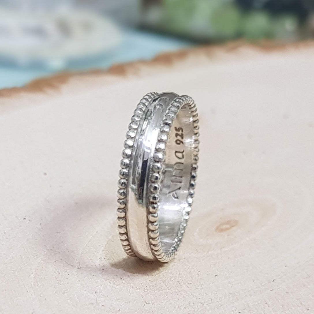 Copy of Bespoke gold ring, 585K gold Ring, Personalized Ring, 14k gold ring - AlmaJewelryShop Online boutique for gold and silver jewelry