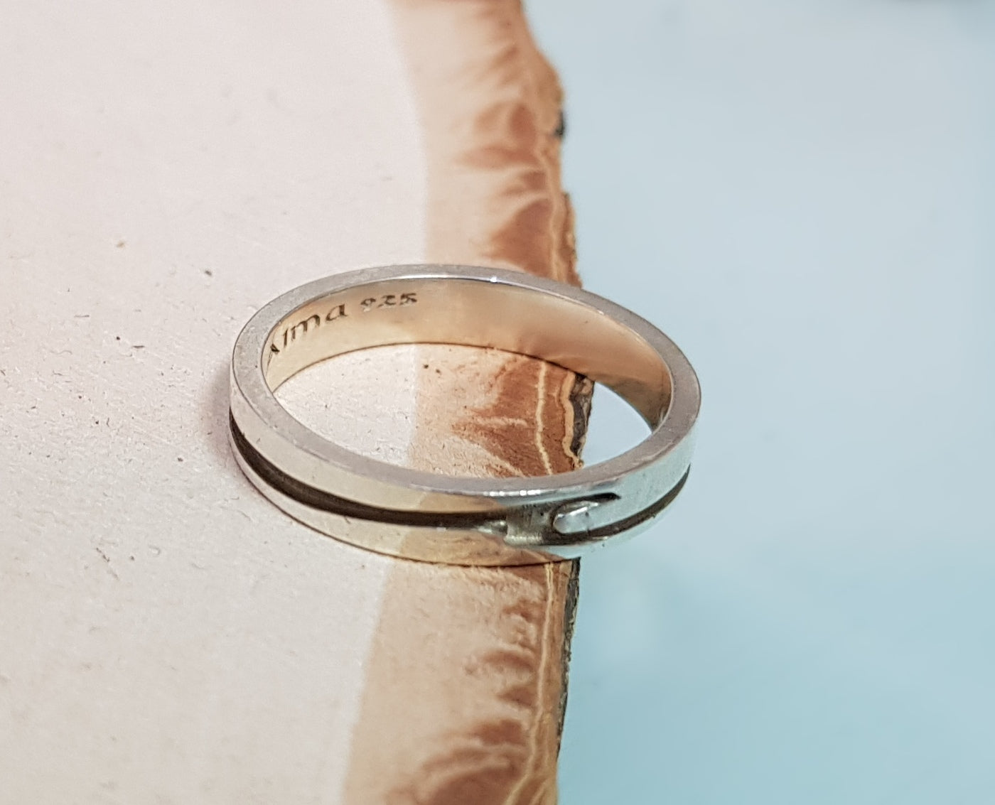 Sterling Silver Wave Ring, Name ring, silver ring, Personalized Ring, design ring - AlmaJewelryShop Online boutique for gold and silver jewelry