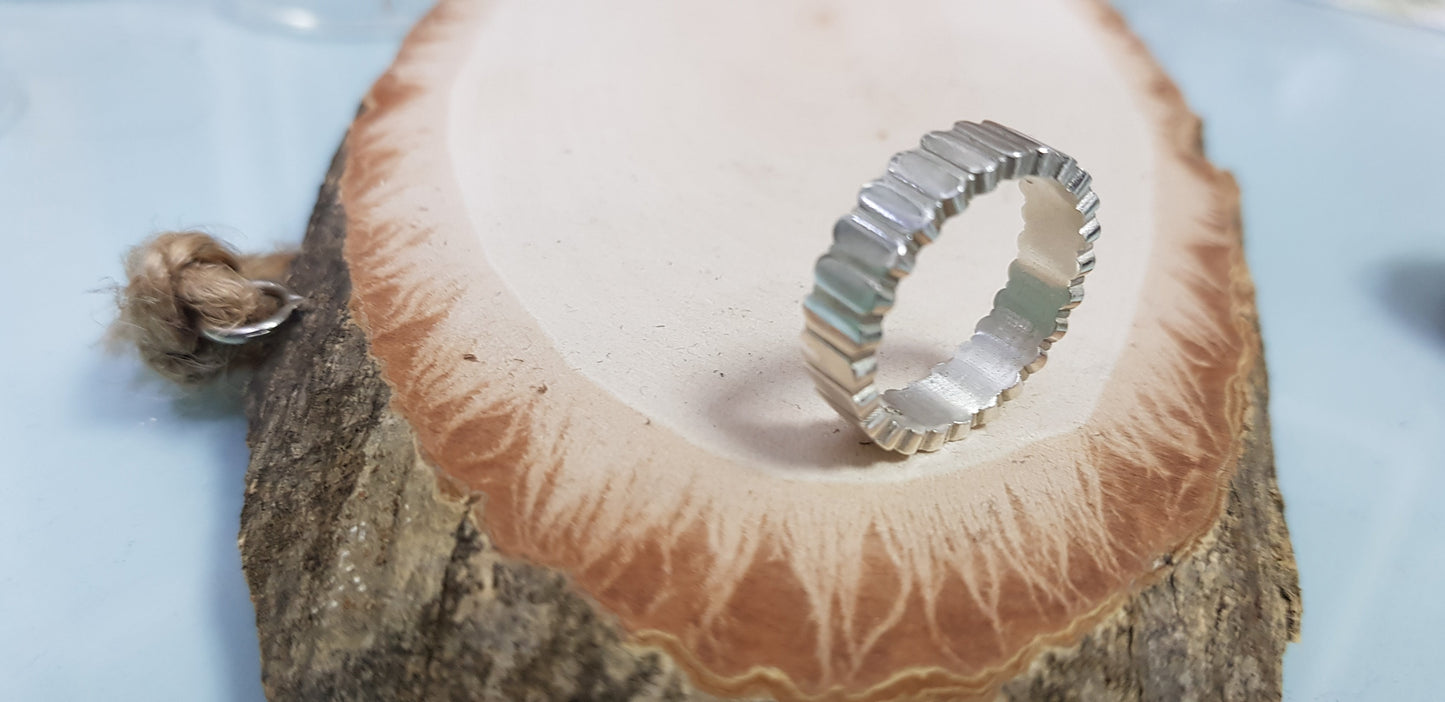 Unique Men Ring, Bold Men Ring, silver ring, Personalized Ring, designer ring - AlmaJewelryShop Online boutique for gold and silver jewelry