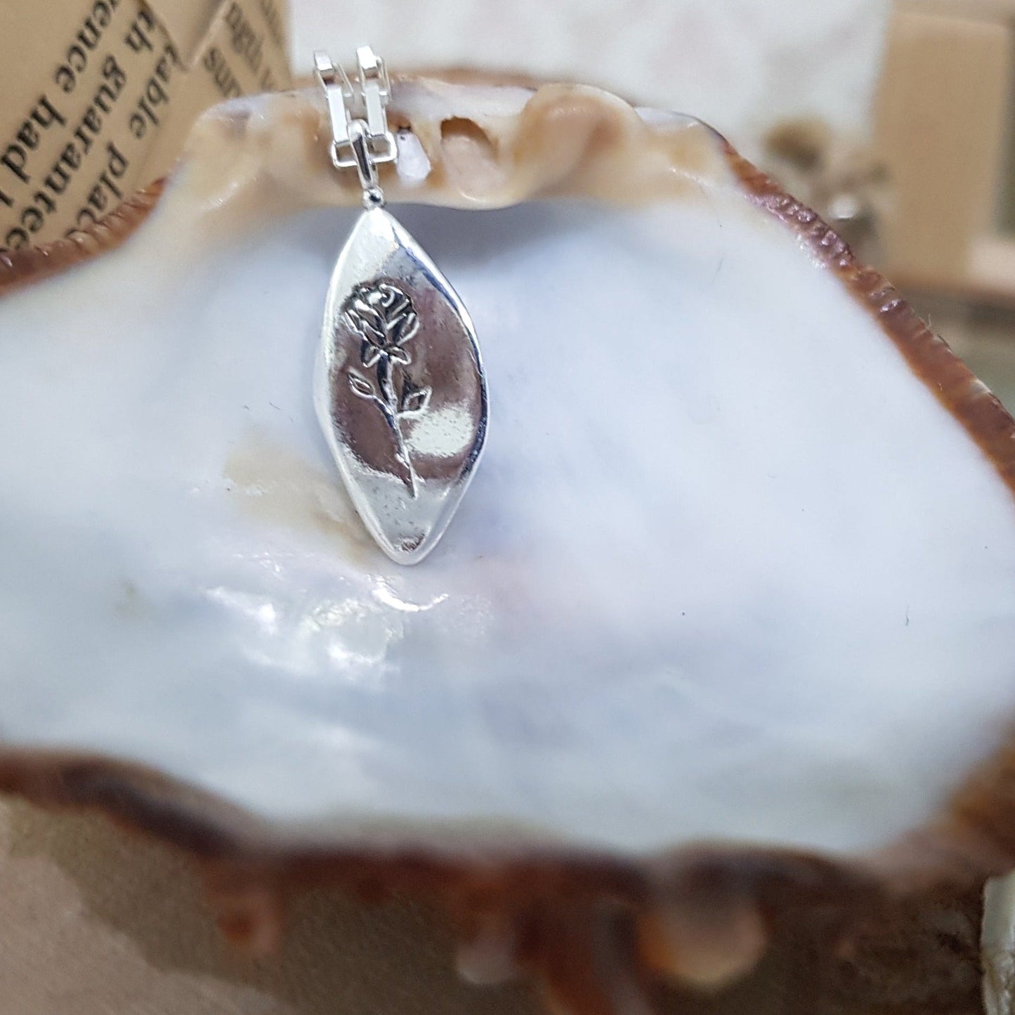 תליון ורד - AlmaJewelryShop Online boutique for gold and silver jewelry