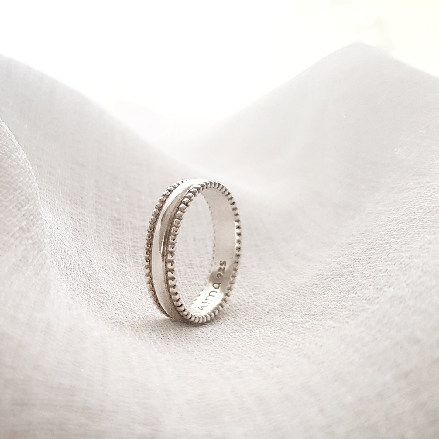 Copy of Bespoke gold ring, 585K gold Ring, Personalized Ring, 14k gold ring - AlmaJewelryShop Online boutique for gold and silver jewelry