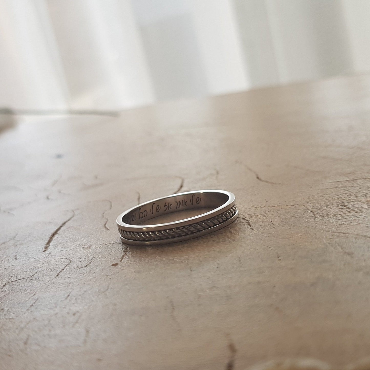 Men's White Gold Wedding Bands - AlmaJewelryShop Online boutique for gold and silver jewelry