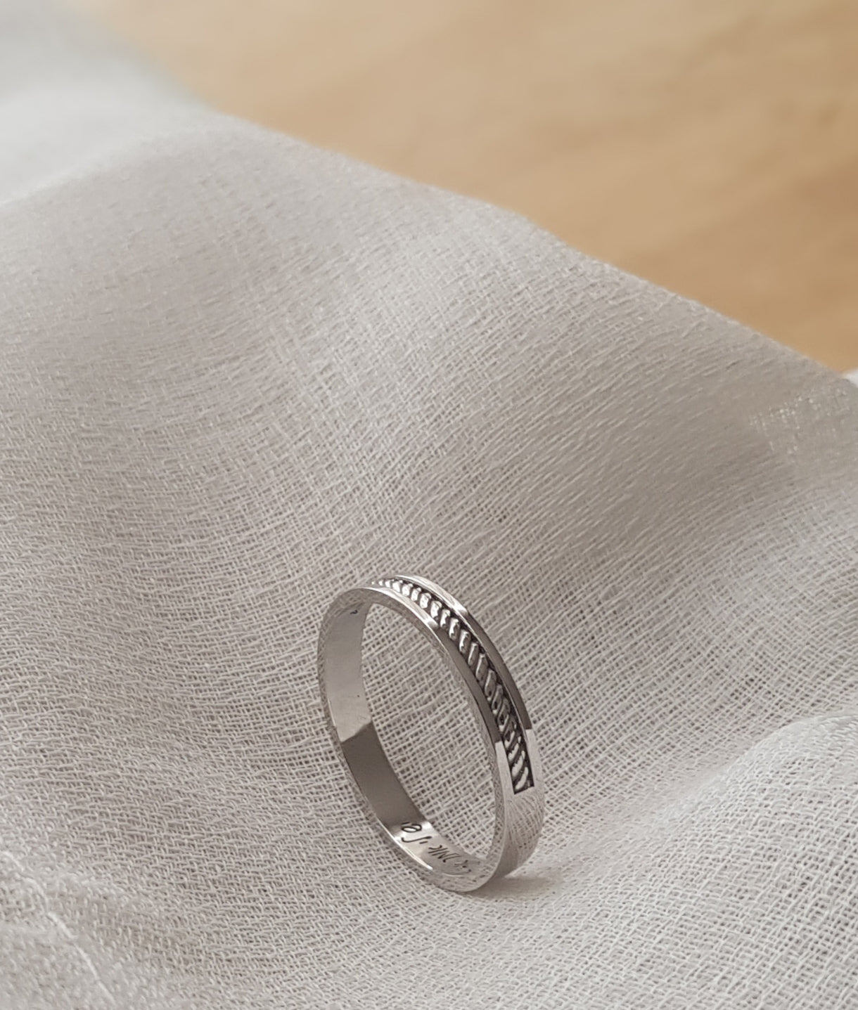 Men's White Gold Wedding Bands - AlmaJewelryShop Online boutique for gold and silver jewelry