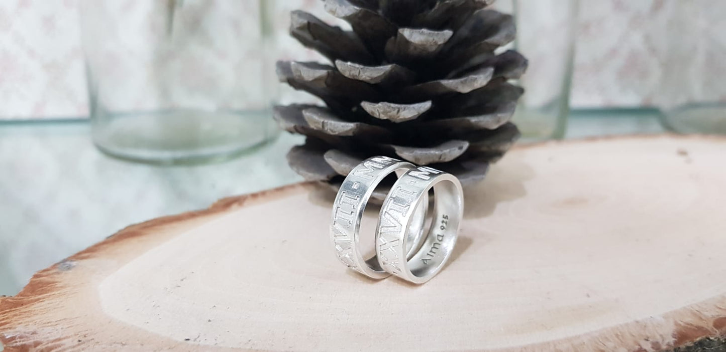 couples ring set | Promise Rings For Couples, His and Her Promise Rings, Couples Jewelry, Couple Ring Set, Promise Ring, Silver Ring, Promise Ring Set - AlmaJewelryShop Online boutique for gold and silver jewelry