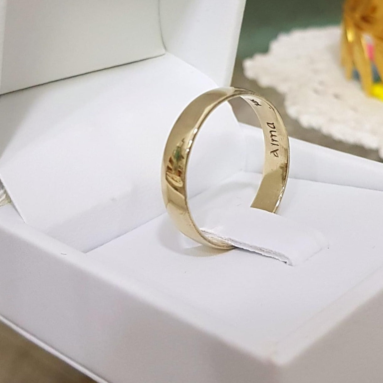Men band, Masculine band, Wedding mens ring, gold wedding for men - AlmaJewelryShop Online boutique for gold and silver jewelry