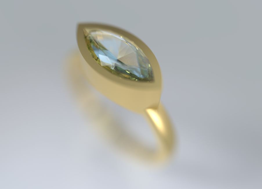 Aquamarine marquise gold ring. Marquise gold Ring, Personalized Ring, Delicate ring, 14K gold Ring, - AlmaJewelryShop Online boutique for gold and silver jewelry