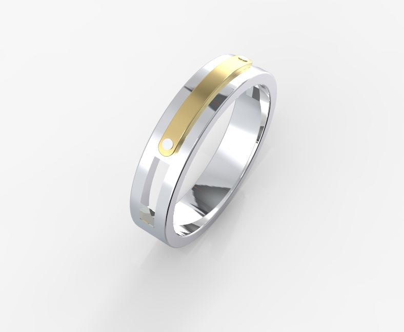 Men ring, Masculine ring, Sailor ring, Skipper ring - AlmaJewelryShop Online boutique for gold and silver jewelry