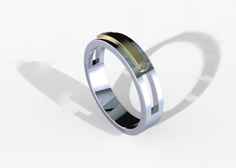 Men ring, Masculine ring, Sailor ring, Skipper ring - AlmaJewelryShop Online boutique for gold and silver jewelry