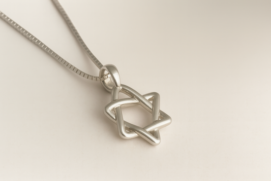 תליון מגן דוד מכסף 1