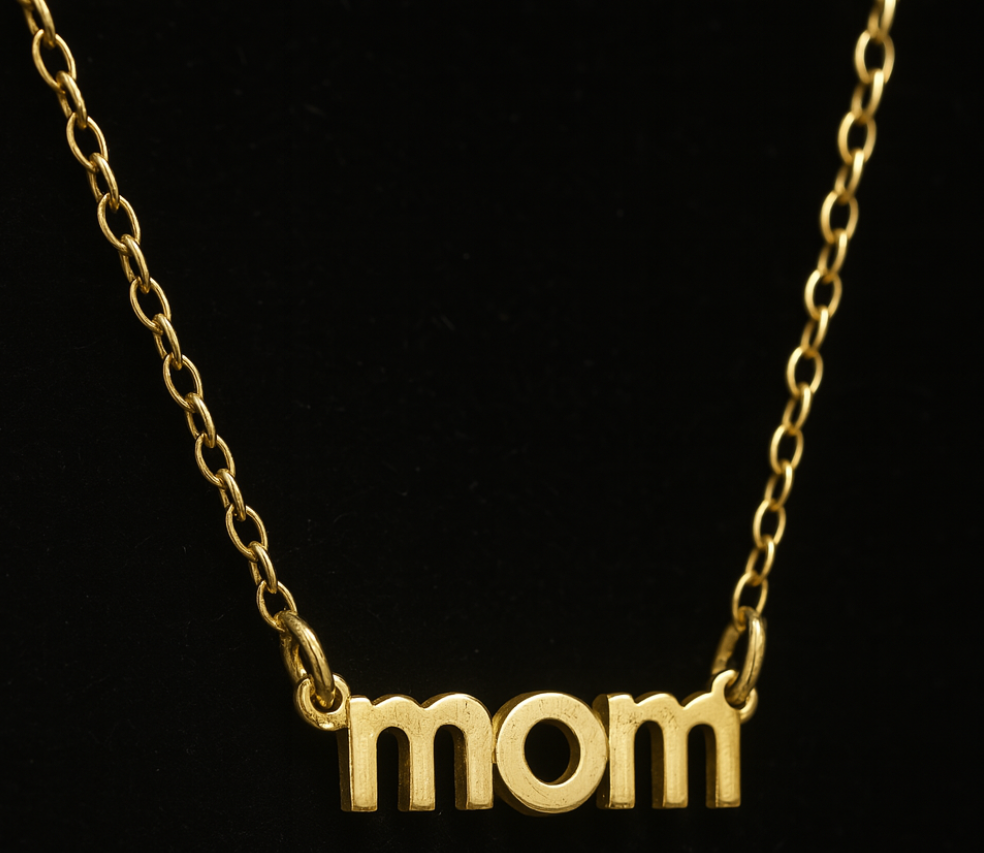 שרשרת MOM - זהב 14 קראט/כסף 925