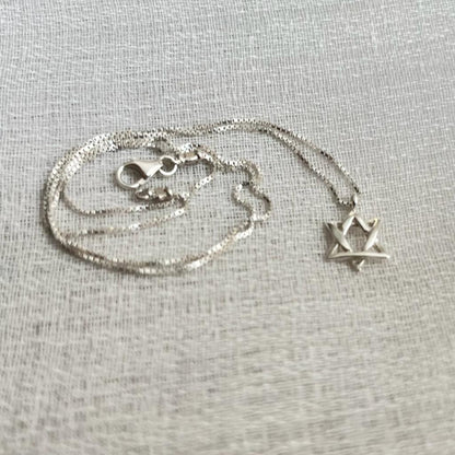 star of david in silver