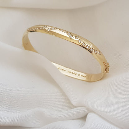 צמיד ייחודי בזהב ויהלומים מהמם למנהלת בכירה